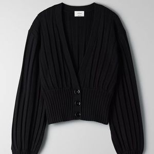 New Aritzia Wilfred Plunge Front Cardigan